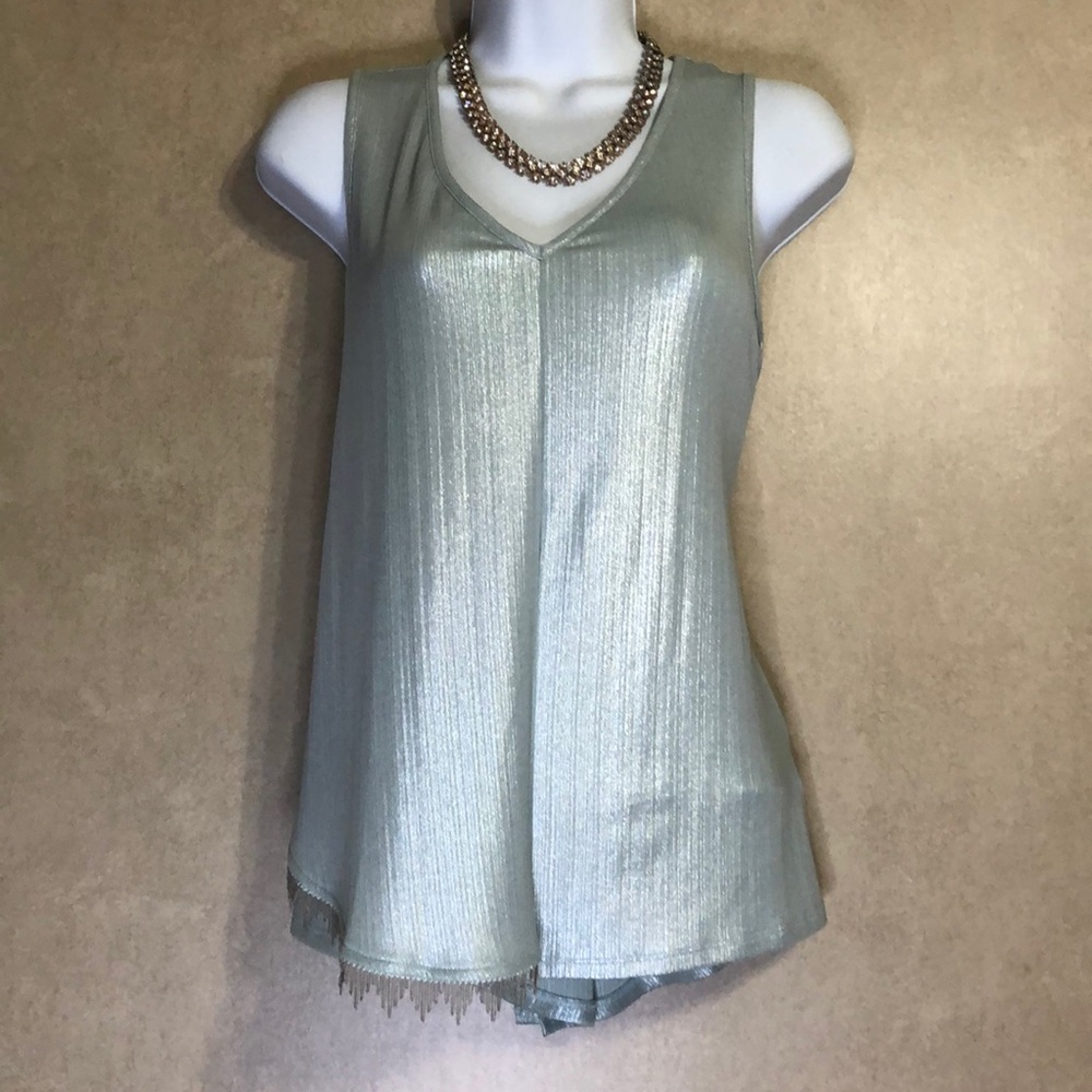 Shiny Mint Blouse
